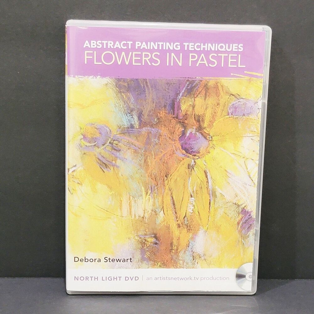 Abstract Painting Techniques Flowers in Pastel DVD Debora Stewart EUC